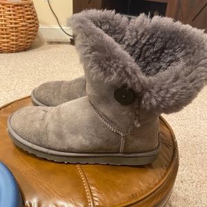 Gray UGG Bailey button